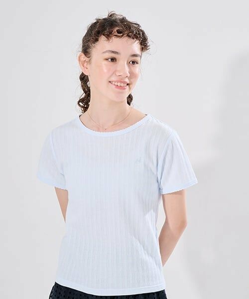 POM PONETTE AMI / ポンポネット アミ Tシャツ | 【WEB限定】【AMI】針抜スカラップTシャツ | 詳細17