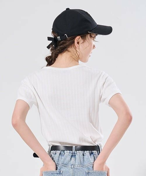 POM PONETTE AMI / ポンポネット アミ Tシャツ | 【WEB限定】【AMI】針抜スカラップTシャツ | 詳細23