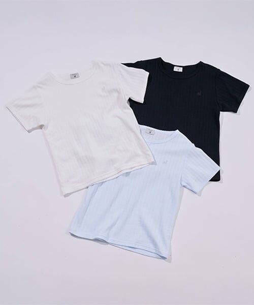 POM PONETTE AMI / ポンポネット アミ Tシャツ | 【WEB限定】【AMI】針抜スカラップTシャツ | 詳細8