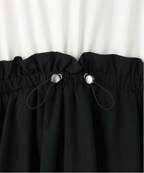 POM PONETTE AMI / ポンポネット アミ ミニ丈・ひざ丈ワンピース | 【AMI】【WEB限定】ドッキングバルーンワンピース | 詳細4