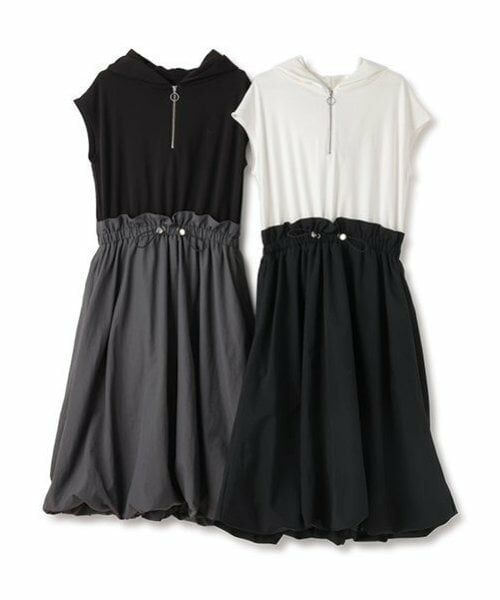 POM PONETTE AMI / ポンポネット アミ ミニ丈・ひざ丈ワンピース | 【AMI】【WEB限定】ドッキングバルーンワンピース | 詳細7