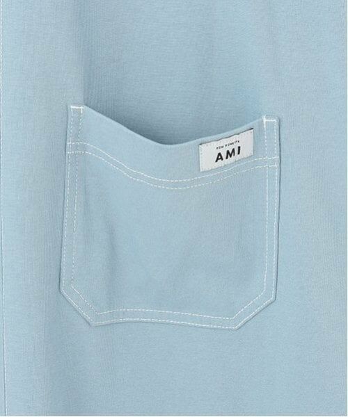 POM PONETTE AMI / ポンポネット アミ ミニ丈・ひざ丈ワンピース | 【AMI】ステッチデザインTワンピース | 詳細8