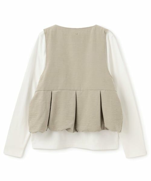 POM PONETTE AMI / ポンポネット アミ ダウンジャケット・ベスト | 【AMI】バルーンベスト×ロンTセット | 詳細1