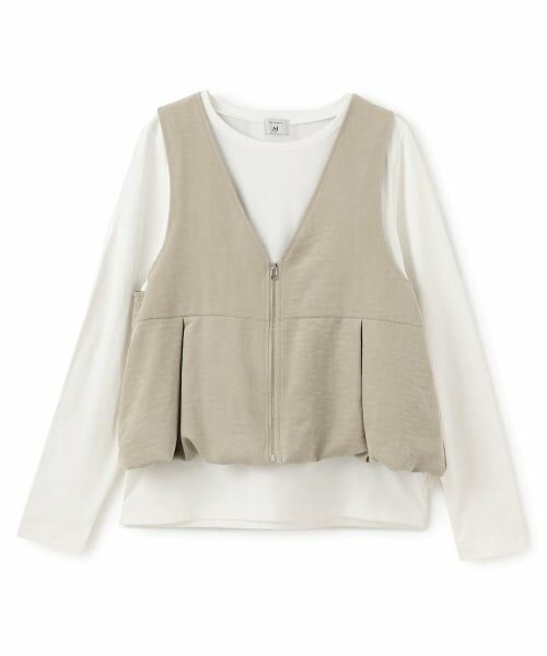 POM PONETTE AMI / ポンポネット アミ ダウンジャケット・ベスト | 【AMI】バルーンベスト×ロンTセット | 詳細11