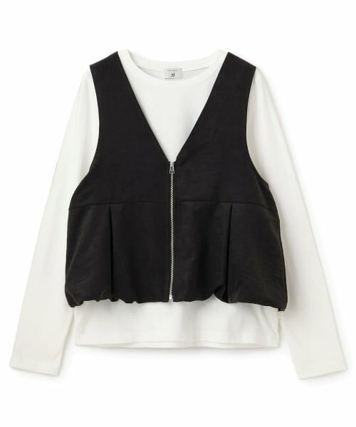 POM PONETTE AMI / ポンポネット アミ ダウンジャケット・ベスト | 【AMI】バルーンベスト×ロンTセット | 詳細12