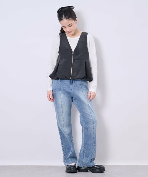 POM PONETTE AMI / ポンポネット アミ ダウンジャケット・ベスト | 【AMI】バルーンベスト×ロンTセット | 詳細14