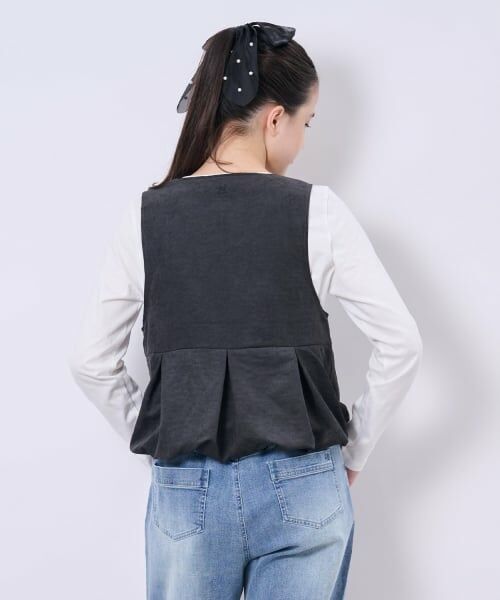 POM PONETTE AMI / ポンポネット アミ ダウンジャケット・ベスト | 【AMI】バルーンベスト×ロンTセット | 詳細16