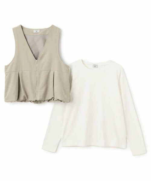 POM PONETTE AMI / ポンポネット アミ ダウンジャケット・ベスト | 【AMI】バルーンベスト×ロンTセット | 詳細2