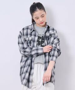 POM PONETTE AMI / ポンポネット アミ シャツ・ブラウス | 【AMI】ビッグシャツ×コンパクトTシャツセット