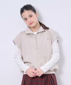 【AMI】ダンボールハーフジップ×ロンTセット