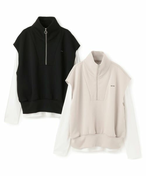 POM PONETTE AMI / ポンポネット アミ ダウンジャケット・ベスト | 【AMI】ダンボールハーフジップ×ロンTセット | 詳細11