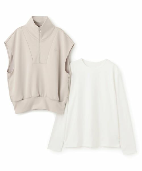 POM PONETTE AMI / ポンポネット アミ ダウンジャケット・ベスト | 【AMI】ダンボールハーフジップ×ロンTセット | 詳細2