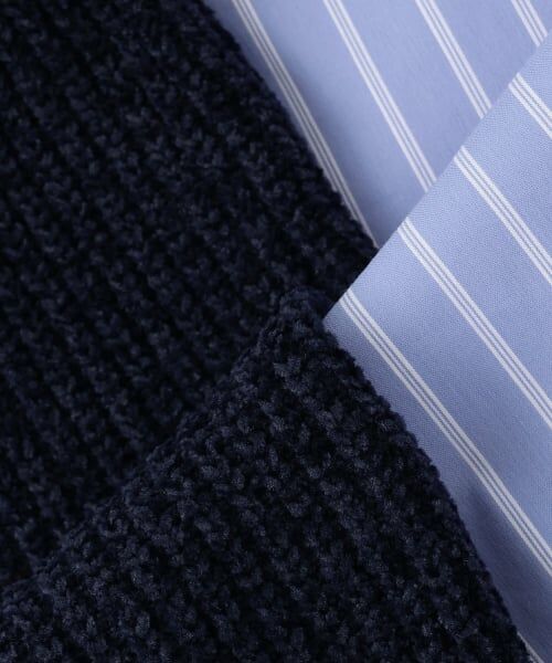 POM PONETTE AMI / ポンポネット アミ シャツ・ブラウス | 【AMI】パール衿シャツ×ニットベスト | 詳細9