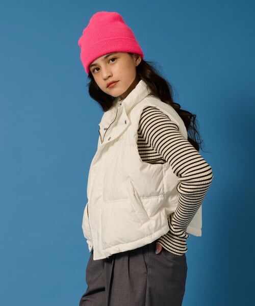 POM PONETTE AMI / ポンポネット アミ ダウンジャケット・ベスト | 【AMI】【はっ水】中綿ショートベスト | 詳細14