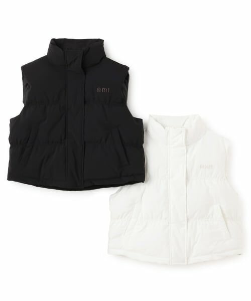 POM PONETTE AMI / ポンポネット アミ ダウンジャケット・ベスト | 【AMI】【はっ水】中綿ショートベスト | 詳細7