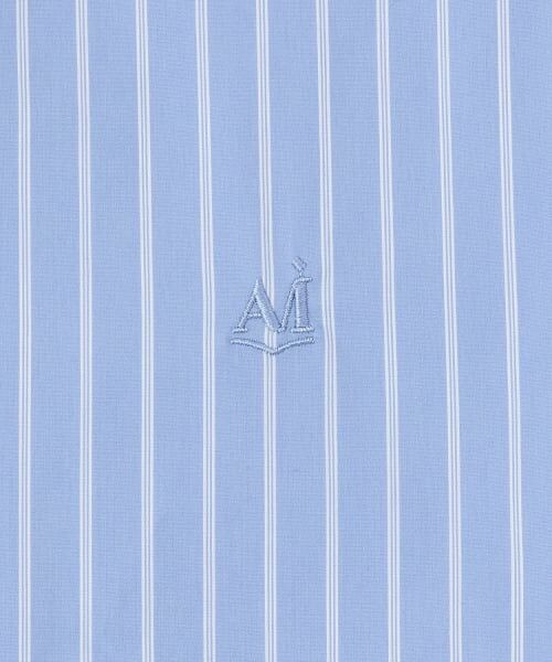 POM PONETTE AMI / ポンポネット アミ ミニ丈・ひざ丈ワンピース | 【AMI】ミニ裏毛ベスト×ペプラムシャツワンピースセット | 詳細7