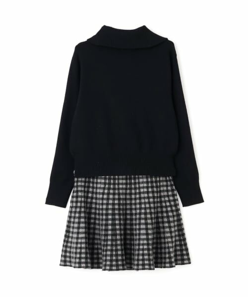 POM PONETTE AMI / ポンポネット アミ ショート・ハーフ・半端丈パンツ | 【AMI】ダブルジップニットカーデ×チェックマーメイドスカート | 詳細1