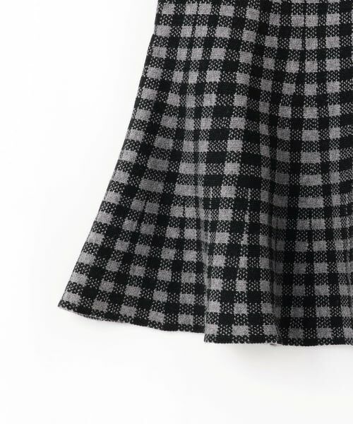 POM PONETTE AMI / ポンポネット アミ ショート・ハーフ・半端丈パンツ | 【AMI】ダブルジップニットカーデ×チェックマーメイドスカート | 詳細10