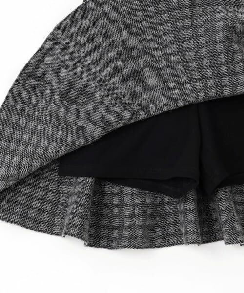 POM PONETTE AMI / ポンポネット アミ ショート・ハーフ・半端丈パンツ | 【AMI】ダブルジップニットカーデ×チェックマーメイドスカート | 詳細11