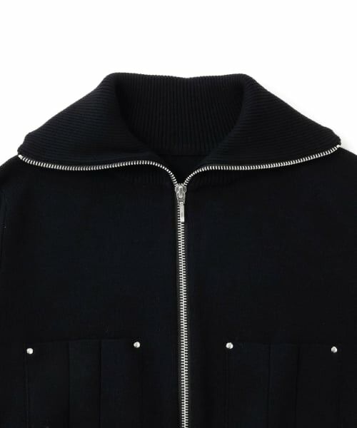 POM PONETTE AMI / ポンポネット アミ ショート・ハーフ・半端丈パンツ | 【AMI】ダブルジップニットカーデ×チェックマーメイドスカート | 詳細3