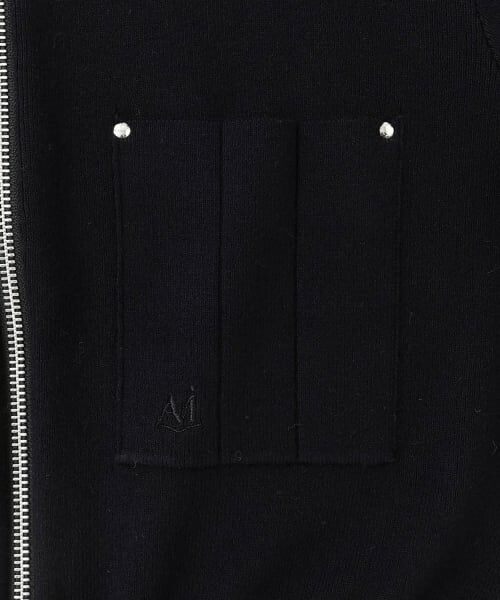 POM PONETTE AMI / ポンポネット アミ ショート・ハーフ・半端丈パンツ | 【AMI】ダブルジップニットカーデ×チェックマーメイドスカート | 詳細4