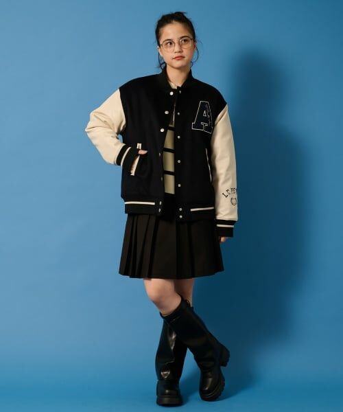 POM PONETTE AMI / ポンポネット アミ ブルゾン | 【AMI】中綿スタジアムジャンパー | 詳細16