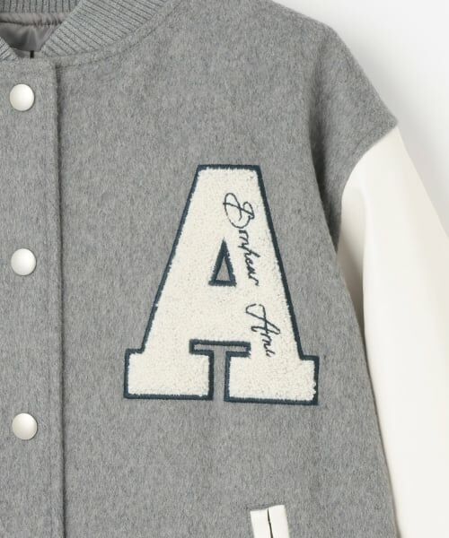 POM PONETTE AMI / ポンポネット アミ ブルゾン | 【AMI】中綿スタジアムジャンパー | 詳細3