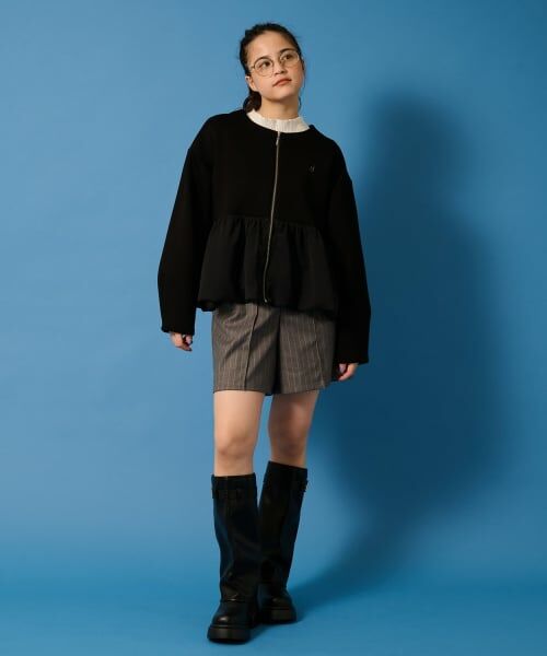 POM PONETTE AMI / ポンポネット アミ カーディガン・ボレロ | 【AMI】ダンボールバルーンジップカーディガン | 詳細10