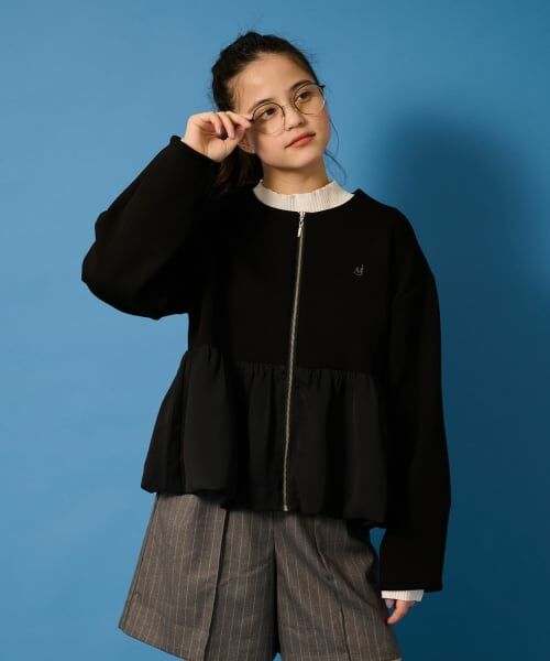 POM PONETTE AMI / ポンポネット アミ カーディガン・ボレロ | 【AMI】ダンボールバルーンジップカーディガン | 詳細7