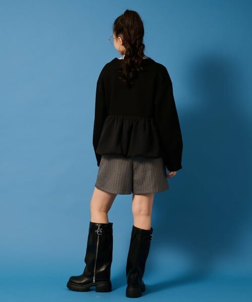 POM PONETTE AMI / ポンポネット アミ カーディガン・ボレロ | 【AMI】ダンボールバルーンジップカーディガン | 詳細9