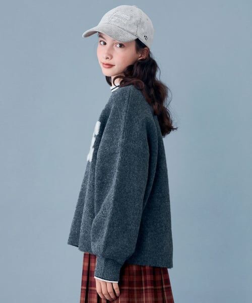 POM PONETTE AMI / ポンポネット アミ ニット・セーター | 【AMI】立体ジャカードプルオーバー | 詳細10