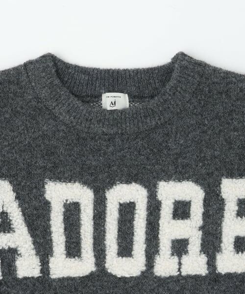 POM PONETTE AMI / ポンポネット アミ ニット・セーター | 【AMI】立体ジャカードプルオーバー | 詳細2