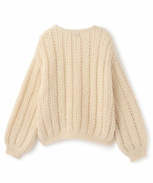 POM PONETTE AMI / ポンポネット アミ ニット・セーター | 【AMI】透かし編みニットプルオーバー×Tシャツセット | 詳細1