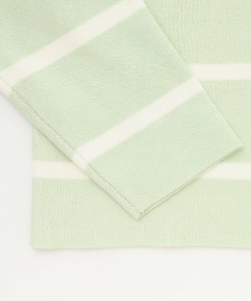 POM PONETTE AMI / ポンポネット アミ ニット・セーター | 【AMI】ボーダーフェルトロゴニット | 詳細3