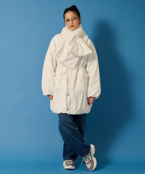 POM PONETTE AMI / ポンポネット アミ その他アウター | 【WEB限定】【AMI】【撥水】ティペットつき中わたバルーンコート | 詳細22