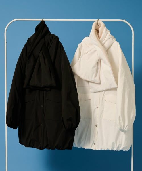 POM PONETTE AMI / ポンポネット アミ その他アウター | 【WEB限定】【AMI】【撥水】ティペットつき中わたバルーンコート | 詳細24