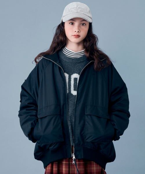 POM PONETTE AMI / ポンポネット アミ ブルゾン | 【AMI】【撥水】MA-1（黒）