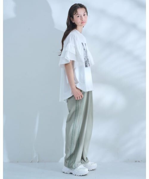 POM PONETTE AMI / ポンポネット アミ その他パンツ | 【AMI】機能素材サイドラインパンツ | 詳細23