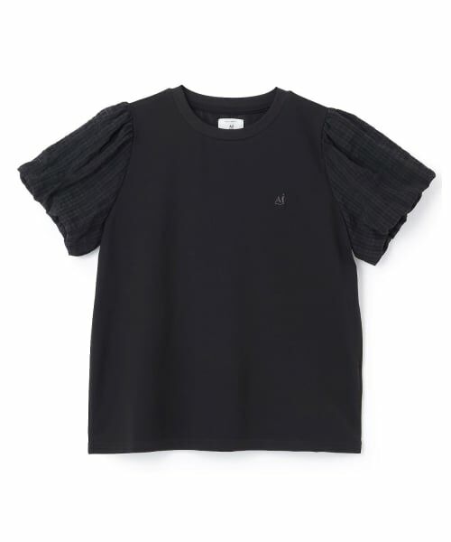 POM PONETTE AMI / ポンポネット アミ Tシャツ | 【AMI】接触冷感チェックバルーンスリーブTシャツ | 詳細10