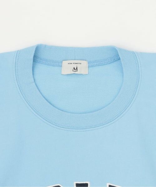 POM PONETTE AMI / ポンポネット アミ Tシャツ | 【AMI】ワッペン刺しゅう変形プルオーバー | 詳細2