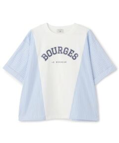 POM PONETTE AMI / ポンポネット アミ Tシャツ | 【AMI】異素材切替ロゴTシャツ