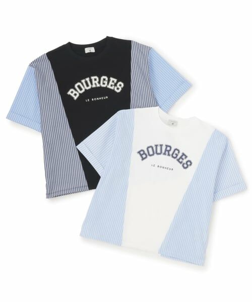 POM PONETTE AMI / ポンポネット アミ Tシャツ | 【AMI】異素材切替ロゴTシャツ | 詳細10