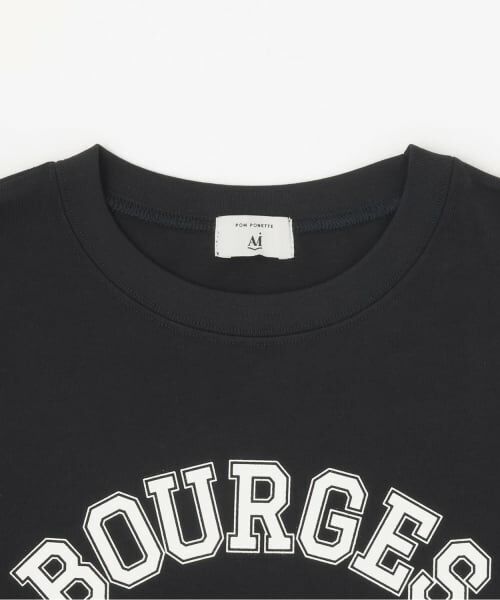 POM PONETTE AMI / ポンポネット アミ Tシャツ | 【AMI】異素材切替ロゴTシャツ | 詳細2