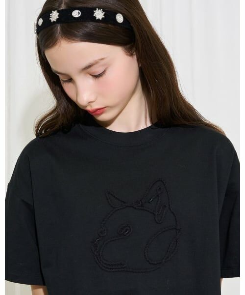 POM PONETTE AMI / ポンポネット アミ Tシャツ | 【AMI】ロープ刺しゅうTシャツ | 詳細13