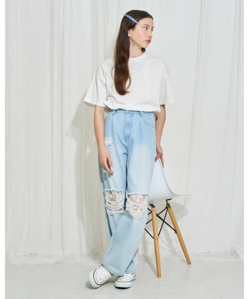 POM PONETTE AMI / ポンポネット アミ Tシャツ | 【AMI】ロープ刺しゅうTシャツ | 詳細17