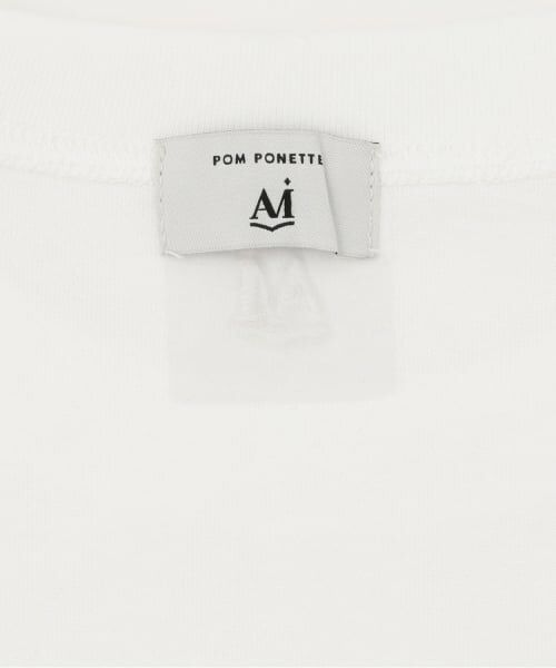 POM PONETTE AMI / ポンポネット アミ Tシャツ | 【AMI】ロープ刺しゅうTシャツ | 詳細8