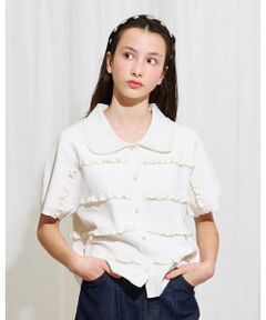 POM PONETTE AMI / ポンポネット アミ カーディガン・ボレロ | 【AMI】レースカーディガン