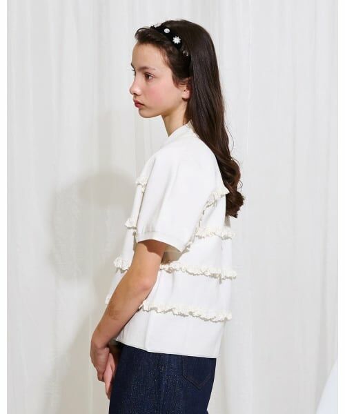 POM PONETTE AMI / ポンポネット アミ カーディガン・ボレロ | 【AMI】レースカーディガン | 詳細11