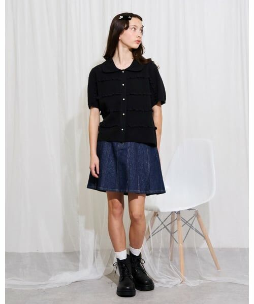 POM PONETTE AMI / ポンポネット アミ カーディガン・ボレロ | 【AMI】レースカーディガン | 詳細14