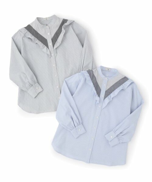 POM PONETTE AMI / ポンポネット アミ シャツ・ブラウス | 【AMI】クレイジースタンドカラーブラウス | 詳細6